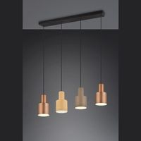 Pendelleuchte, 4 Strahler