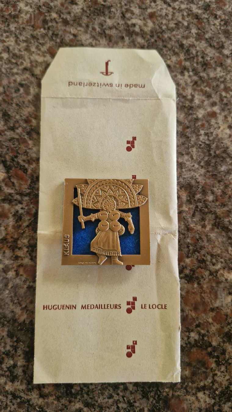 Medaglie: Huguenin Medaille "Klaus" – Nuovo (secondo la descrizione) da Forch venduto da nadinepalermo 1