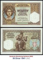 50 Dinar 1941 UNZ