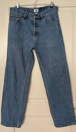 Jeans, Marke Obey, Gr. 32, blau, mässig getragen