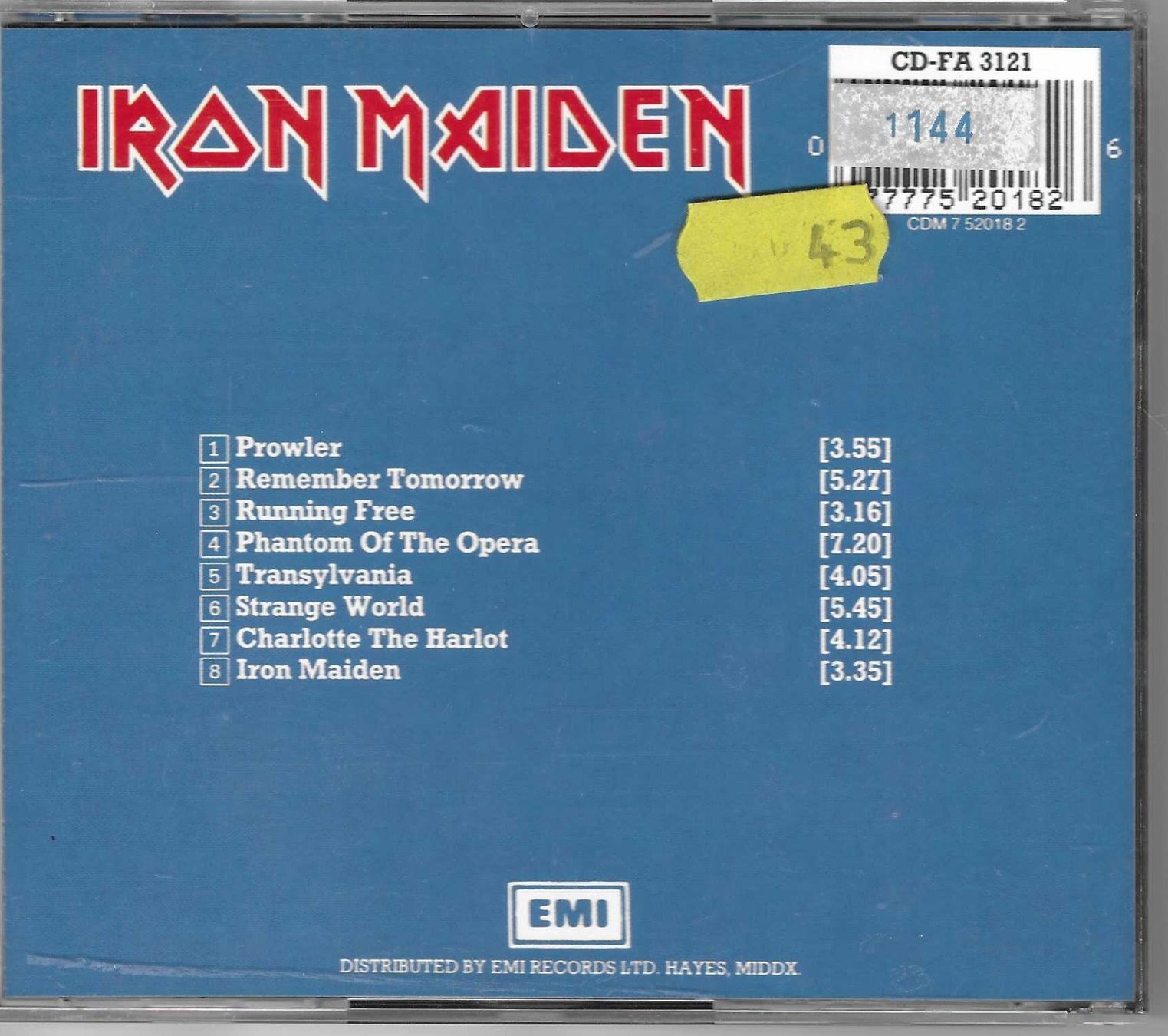 CDs: IRO MAIDEN – D'occasion à Bex par Giorgiob 1