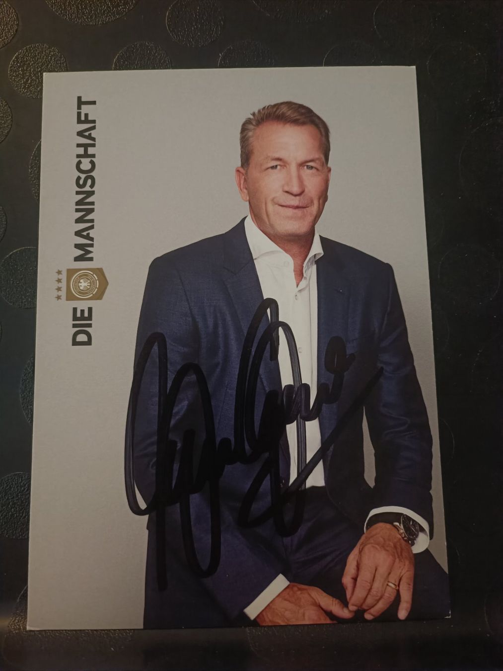 Andreas Köpke DFB Autogrammkarte 2010 2.Karte Original Signiert