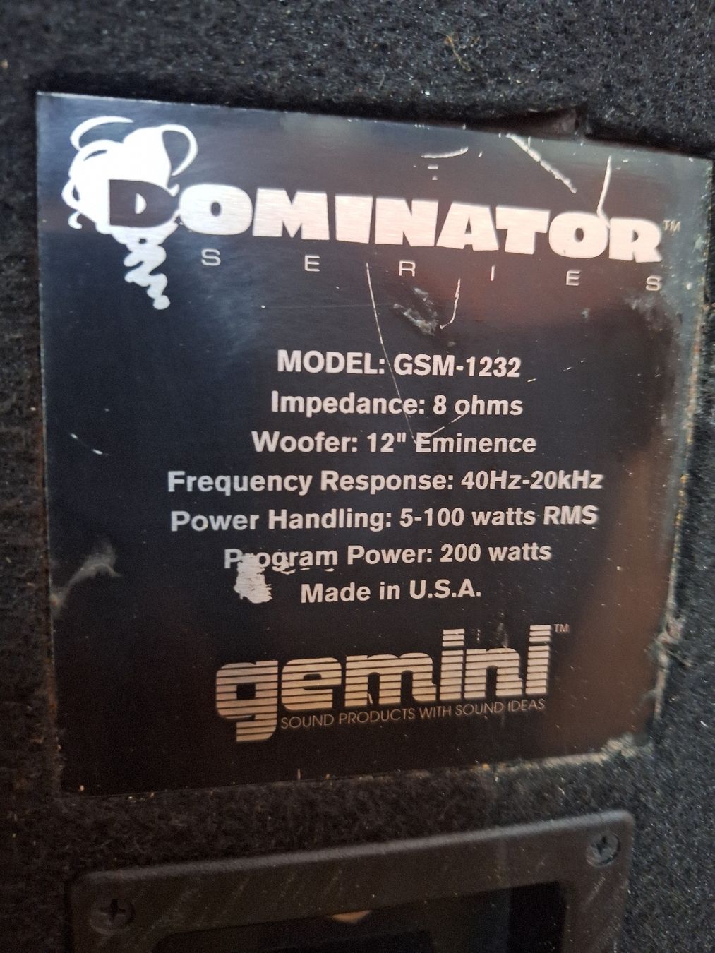 Casse acustiche: Dominator Lautsprecher – Usato da Strengelbach venduto da Ist-van 2