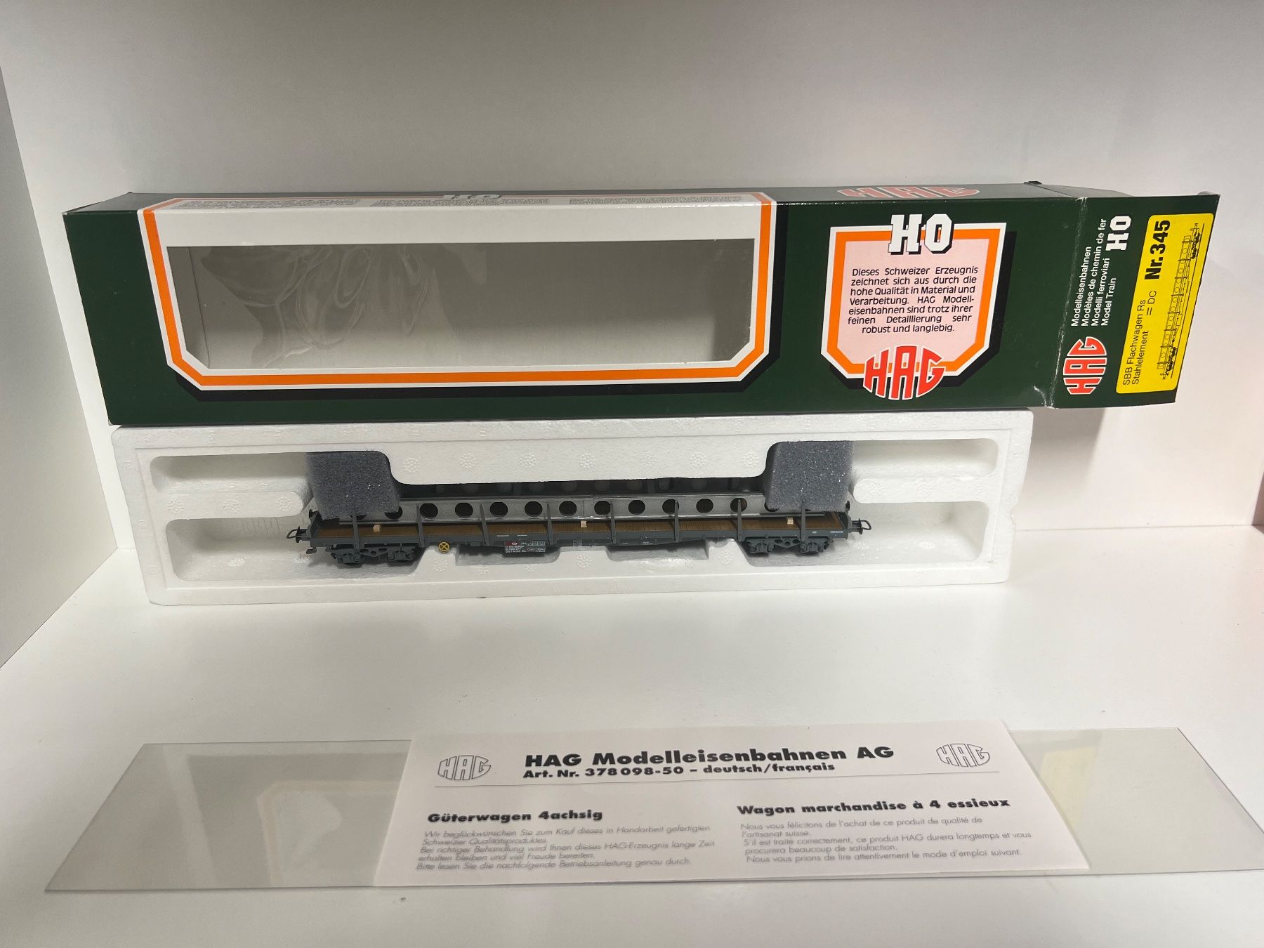 Hag Modellini di ferrovie: HAG Nr.345  DC H0 SBB RS mit Stahlelement – Nuovo e nell'imballaggio originale da Geroldswil venduto da TopTrain54