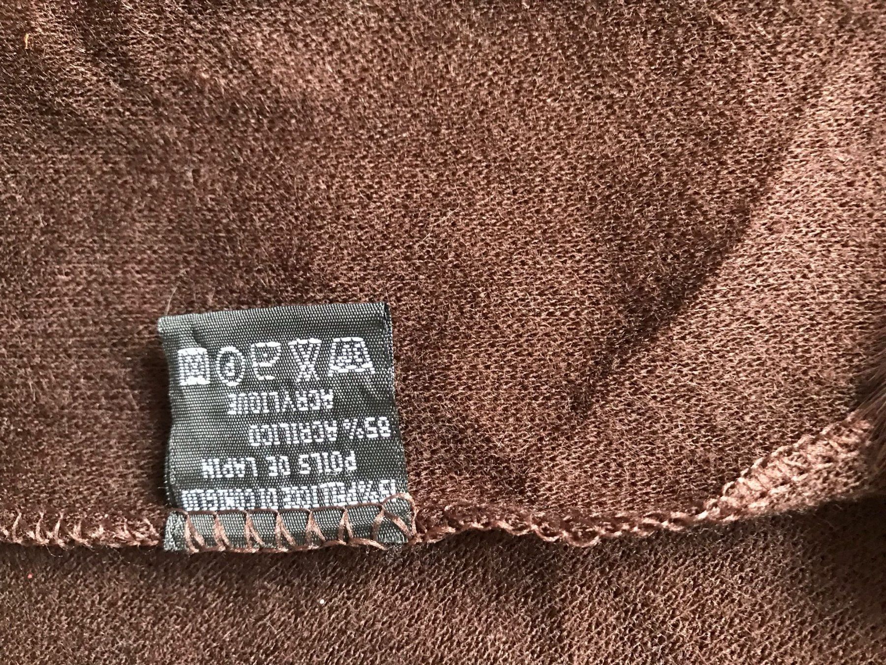 Foulard & Sciarpe: Écharpe brune, avec pompons en lapin – Nuovo (secondo la descrizione) da Bussigny venduto da coltroc 6