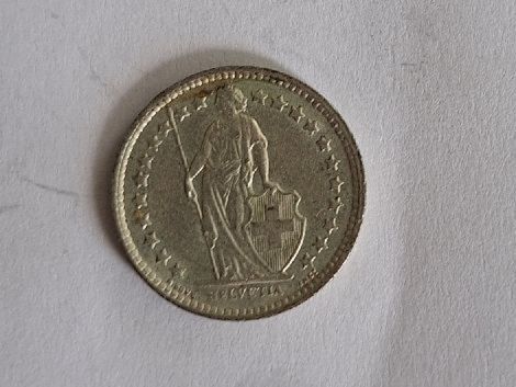 Toutes les monnaies: Silber 50 Rappen 1964 – D'occasion à Goldach par Pw1427 1