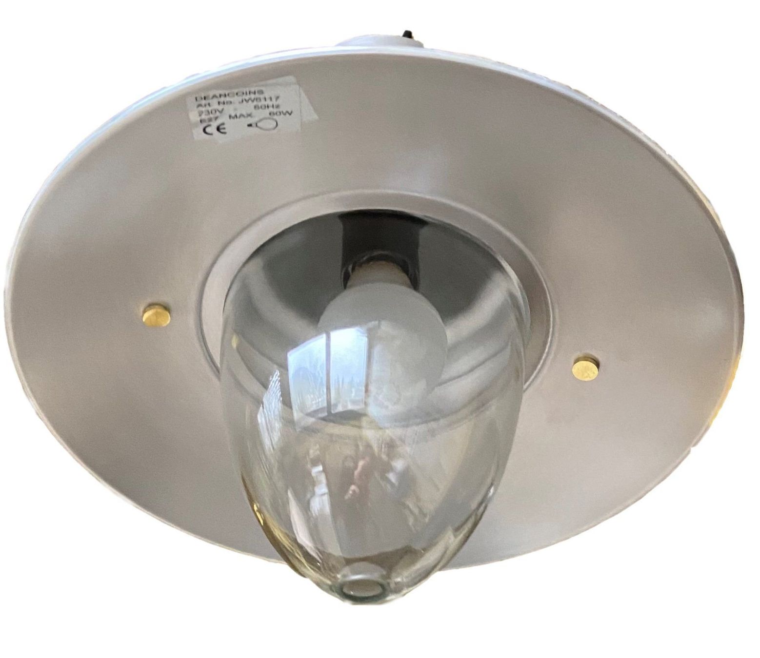 Lampade: Deckenlampe aus Aluminium mit Glas – Nuovo e nell'imballaggio originale da Rekingen AG venduto da samu7700 2