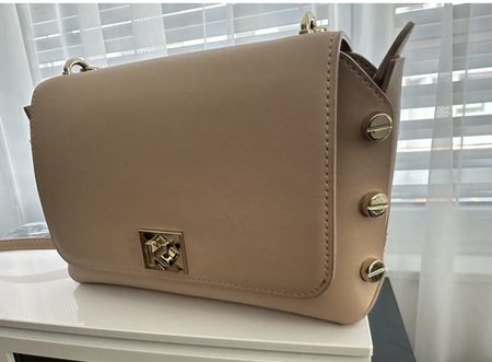 Light pink leather bag by KAZAR
