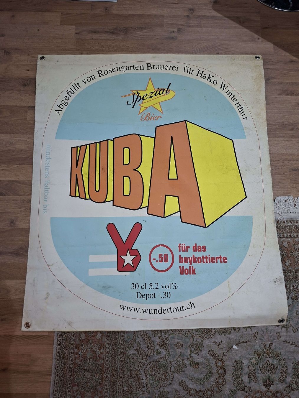 Foto & Immagini: Werbeplakat Bier Küba Spezial Winterthur – Usato da Glattbrugg venduto da cub_w7l8 1