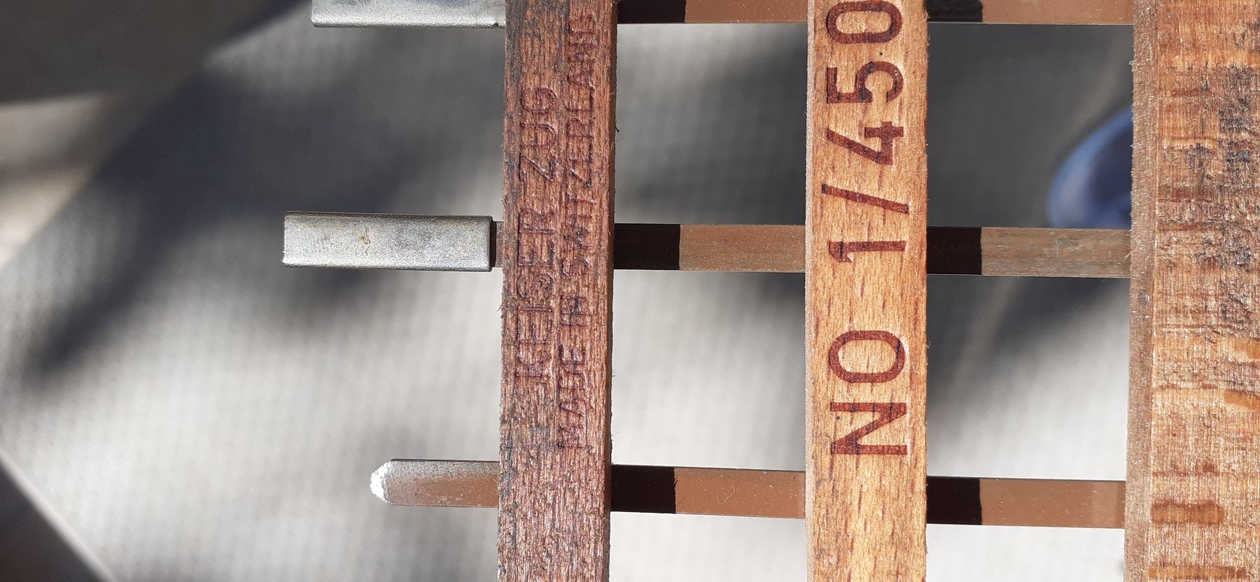 Modelleisenbahnen: 6 rails Keiser I droits, réf. 1/450 – Gebraucht aus plan-les-ouates von jare01 3