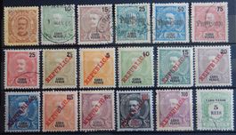 Cabo Verde Portugal Kolonie ex. Kat. 33-100 */(*) 1894/1911