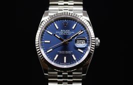 Rolex, Datejust 36, blau, 126234