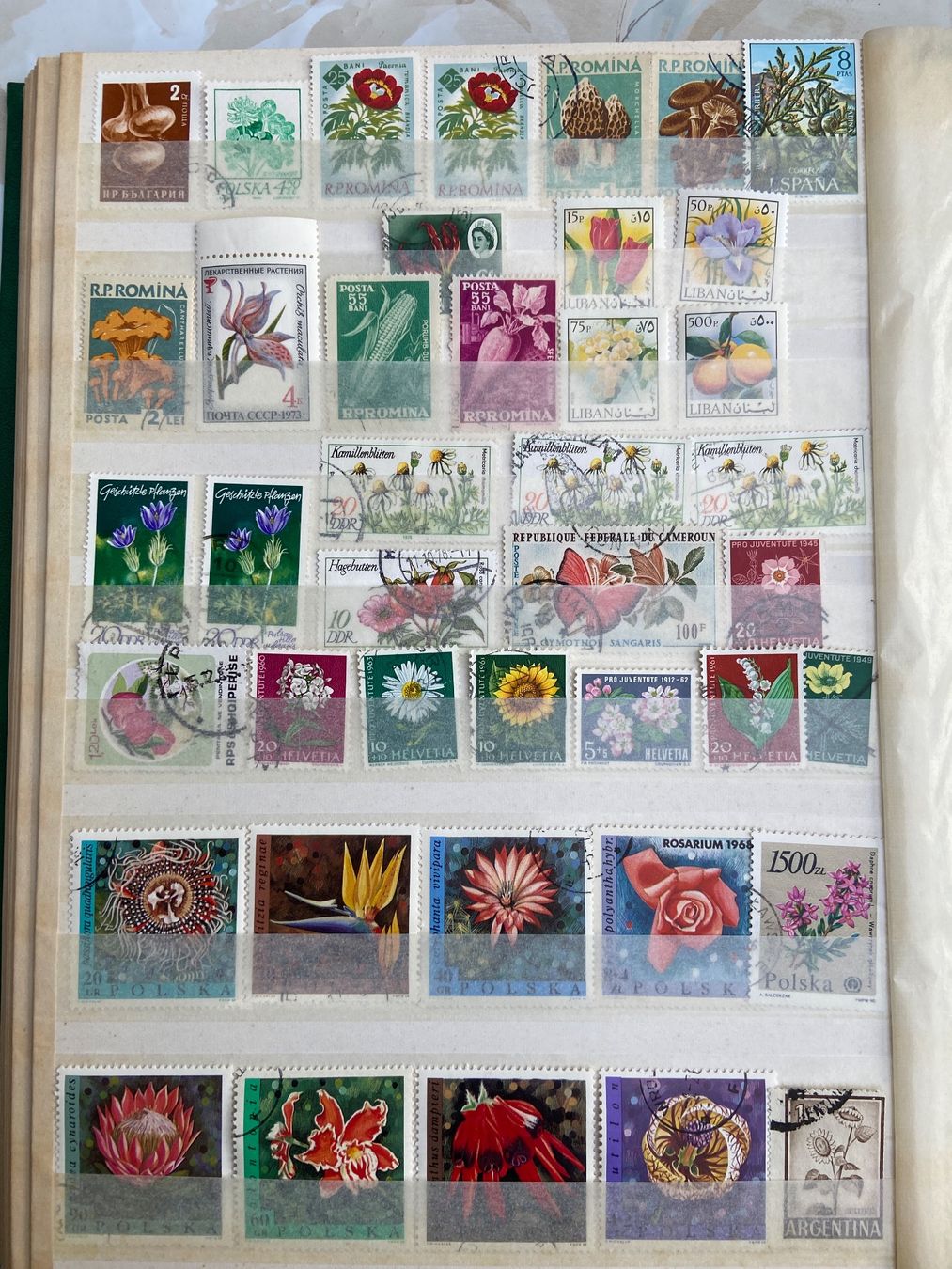 Tutti i francobolli: timbres floraux mondial 4 pages+ – Usato da Collex venduto da RCXGJ 2