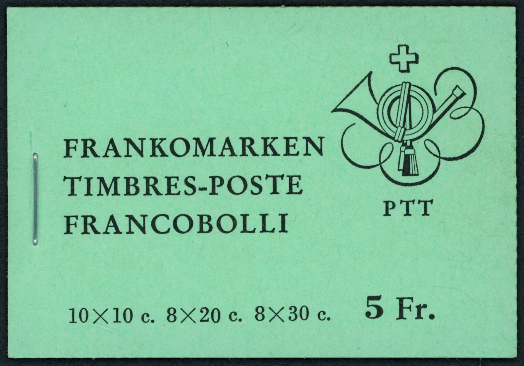 Tous les timbres: 1968 - Markenheftchen - Postgeschichte - Abart - postfrisch – Neuf (Voir description) à Schindellegi par leecollect