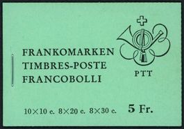 1968 - Markenheftchen - Postgeschichte - Abart - postfrisch