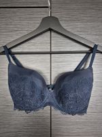 Beldona BH, Grösse 80D, Dunkelblau mit Spitze