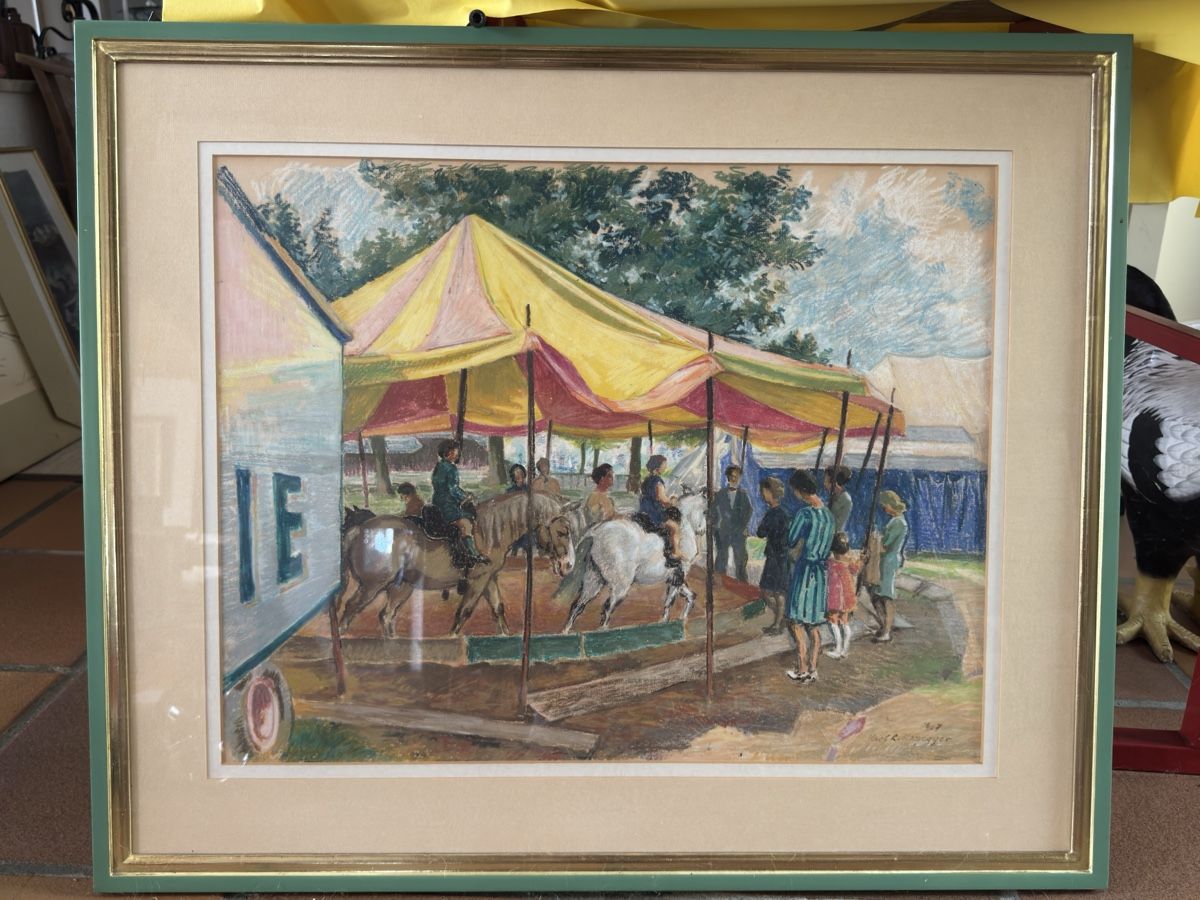 Dipinti: Originalgemälde von Karl Lukas Honegger – Usato da Hombrechtikon venduto da Froeschli9
