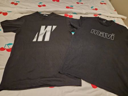 T-shirt 2 stk grösse M &L