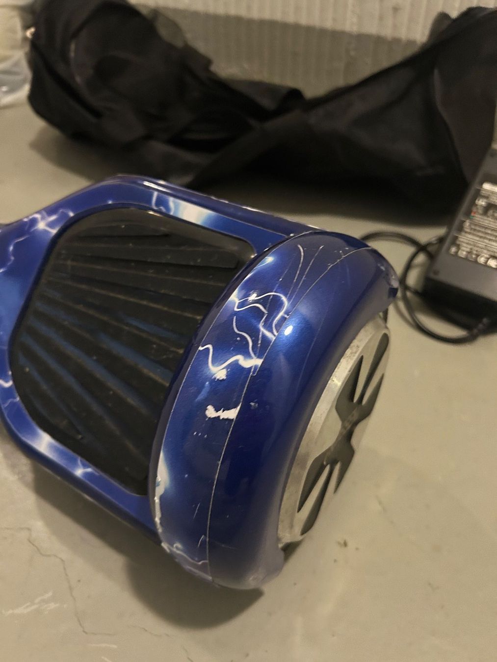 Hoverboards: Hoverboard blau mit blitzen und Zubehör – Gebraucht aus Wabern von belka72 4