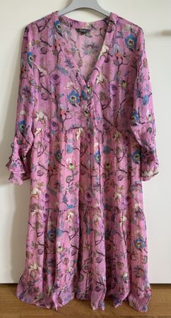 Robe fleurie rose Princess goes Hollywood taille 42 🌸