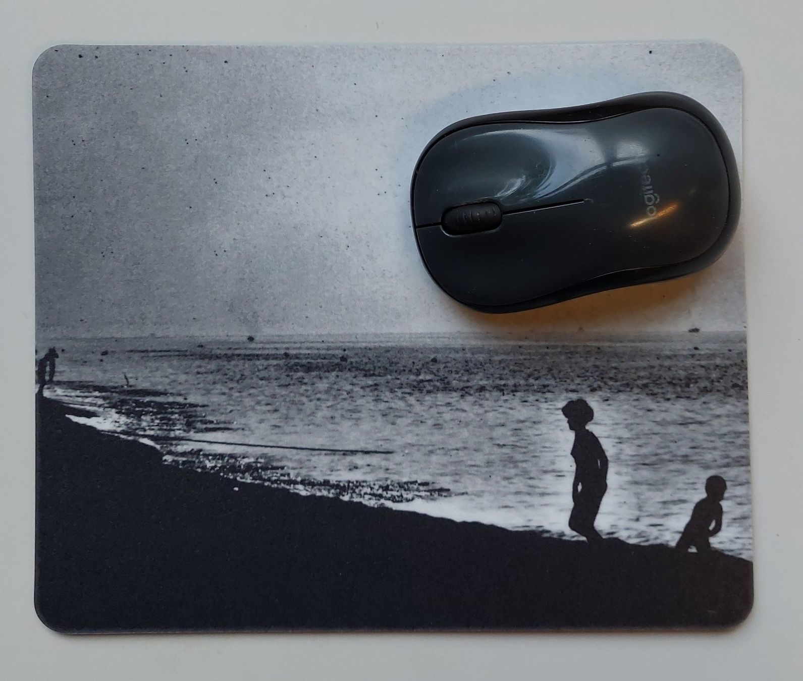 Tappetini per mouse: Mousepad Strandleben schwarzweiss Tischmatte Platzmatte – Nuovo e nell'imballaggio originale da Ebikon venduto da huwmech 1