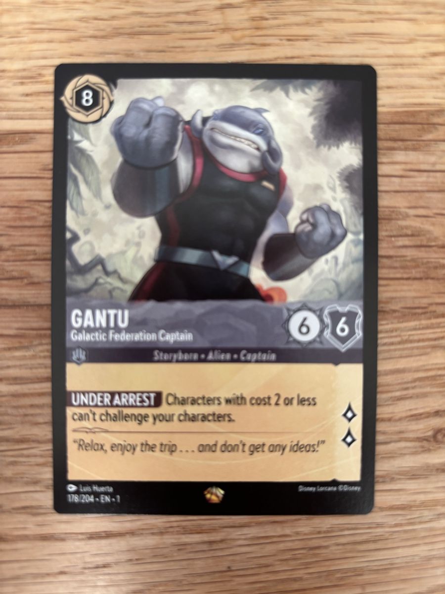 Disney Carte collezionabili: Lorcana GANTU Galactic Federation Captain  – Usato da Würenlos venduto da Ashley24