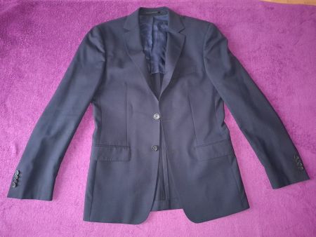 Herren Sakko Herrenblazer Jackett, Strenesse, Gr.46 Slim Fit
