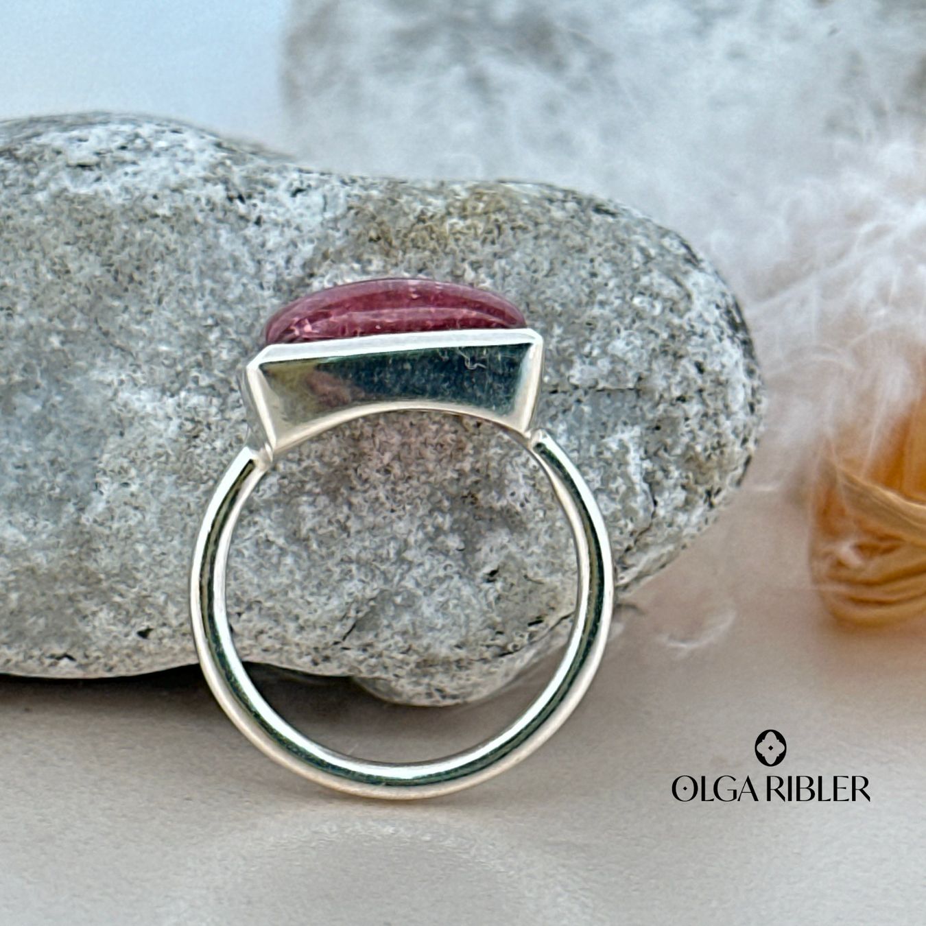 Olga Ribler Anelli: Turmalin Ring Sterling Silber Unikate Ringgrösse 54 – Nuovo (secondo la descrizione) da Luzern venduto da Schmuckoutlet 6