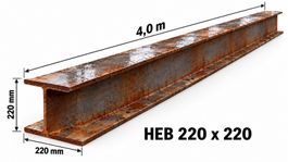 HEB Träger 220 x 220 Länge 4,00 m