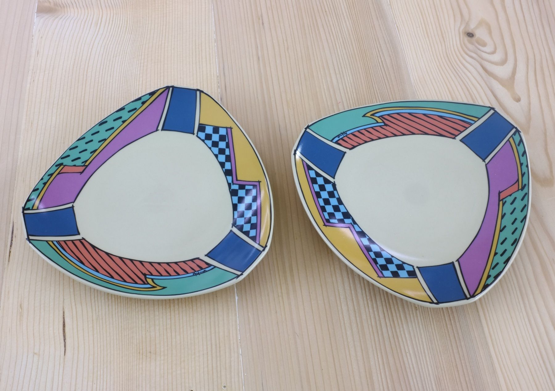 2 Teller Flash One Rosenthal Studio Line Dorothy Hafner 80er