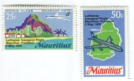 Briefmarken "Flugzeuge". Mauritius.
