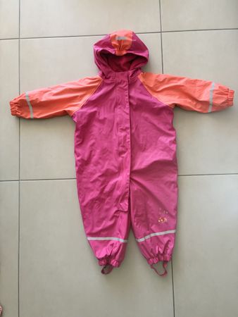 Mlilp Regenanzug pink/orange Grösse 86/92 2 Jahre