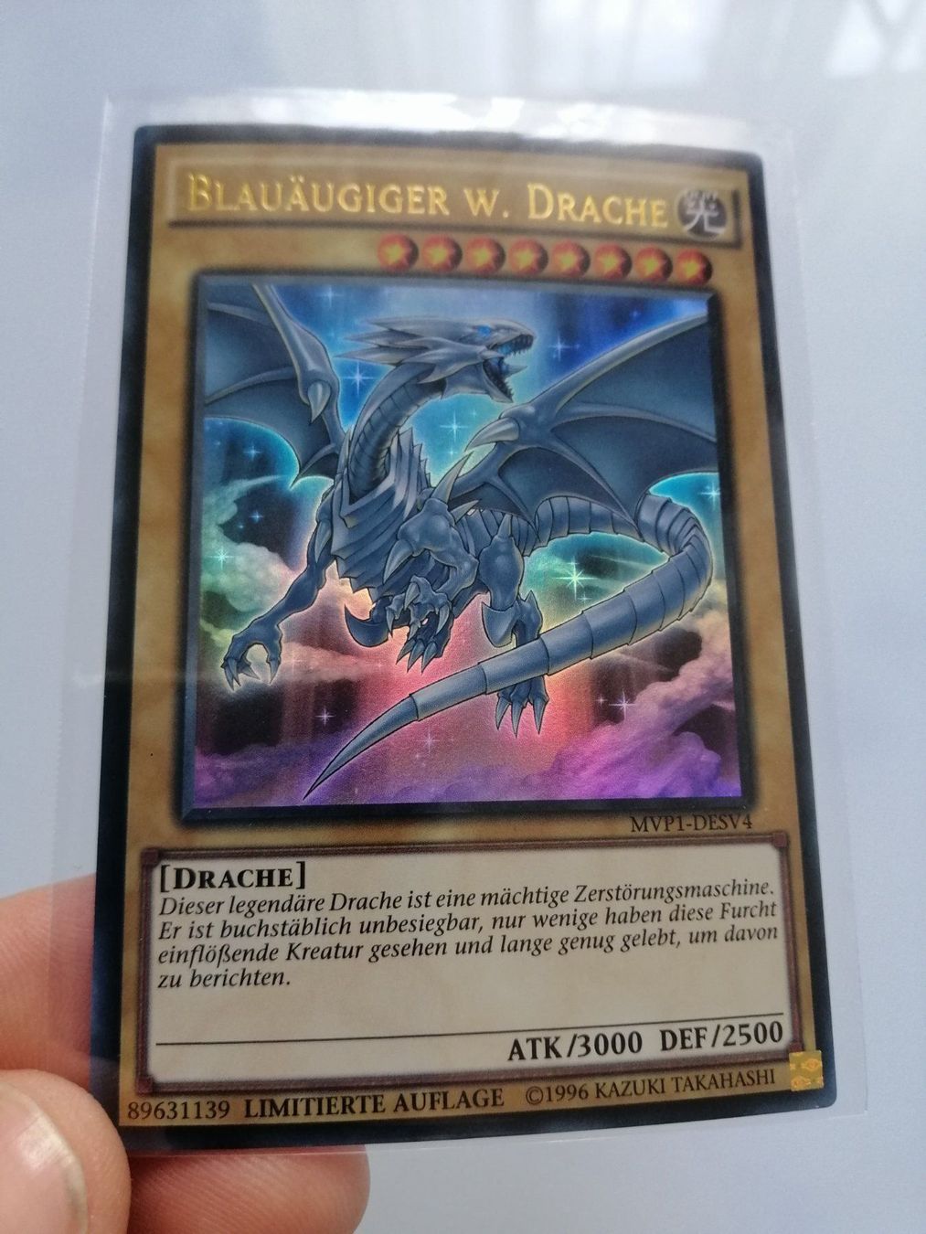 Yugioh Carte collezionabili: Blauäugiger W. Drache Limitierte Auflage – Nuovo (secondo la descrizione) da Boswil venduto da ShoppingCenterCity 3