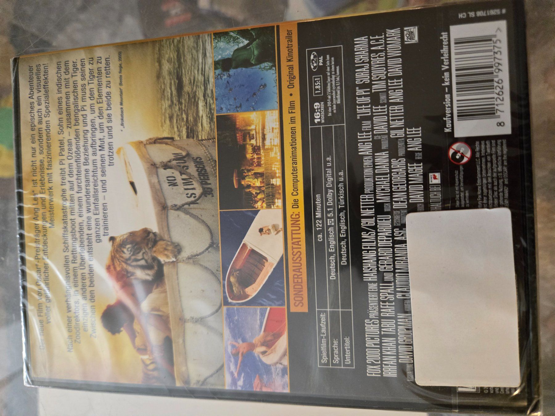 Tutti i DVDs: Life of Pi DVD – Usato da Bussigny venduto da Kfdlt 1