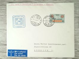 TR104 Enveloppe + Timbre Suisse 1938