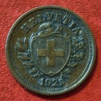1 RAPPEN JAHR 1925 - SCHWEIZ