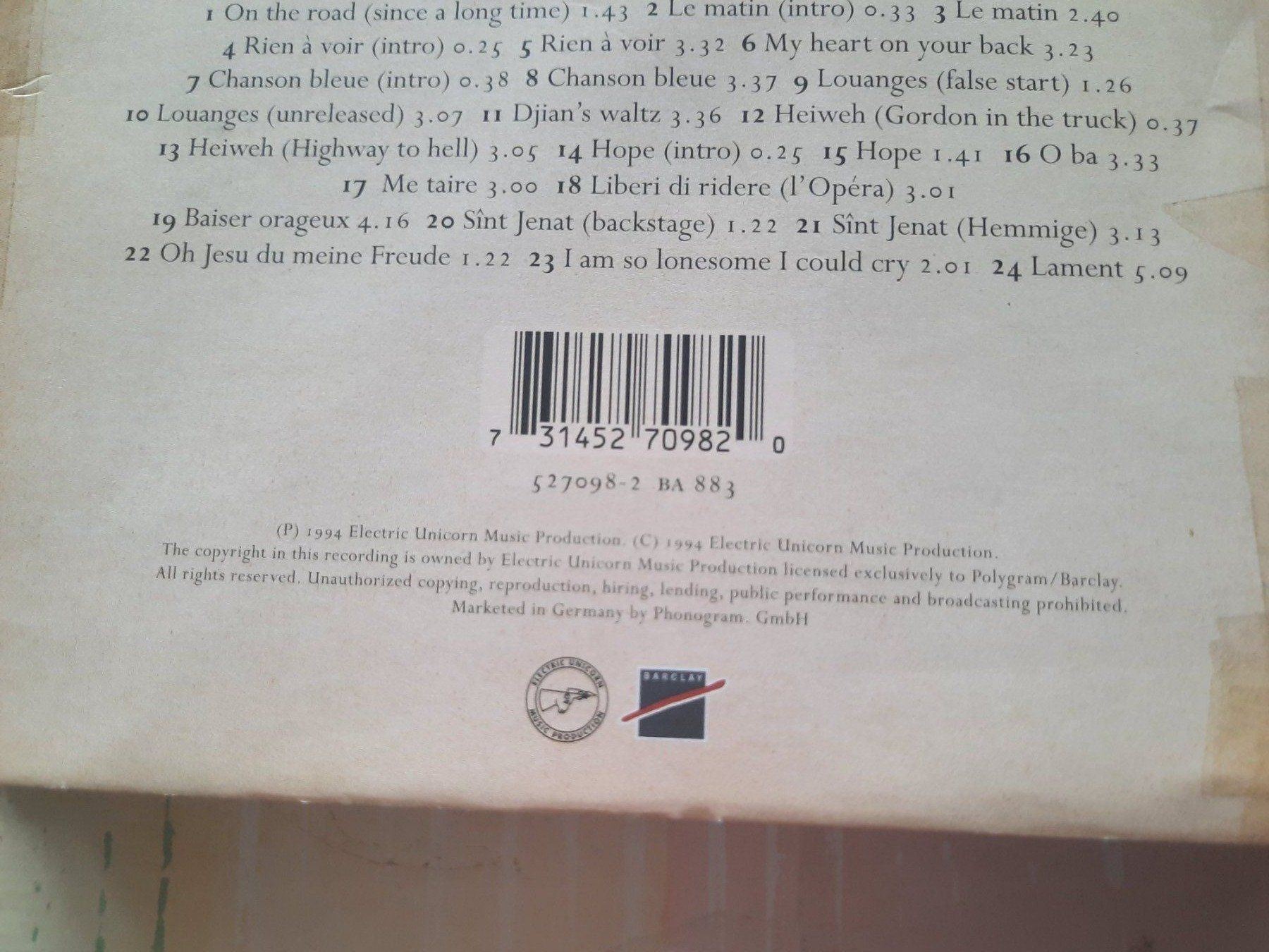 CD: CD Stephan Eicher - No ci badar, guarda e passa – Usato da Pully venduto da bro_n52j 5