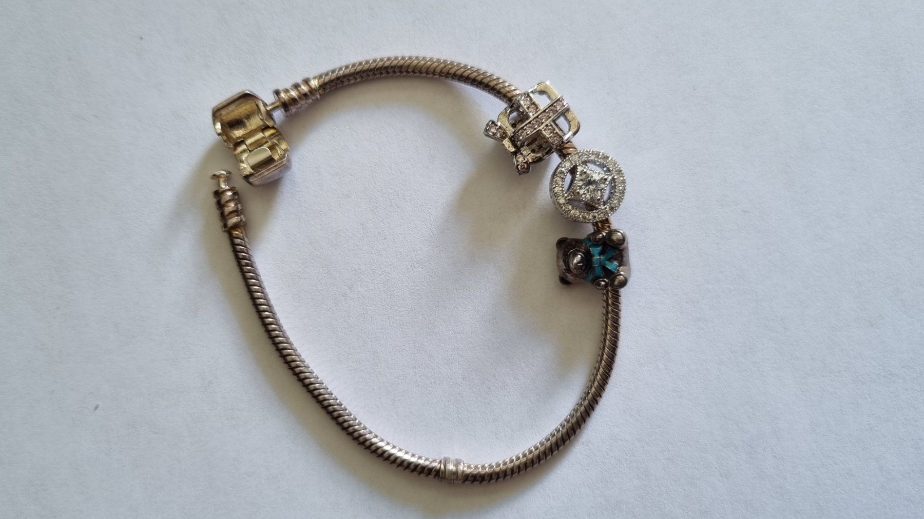 Armbänder & -reifen: Neu: Silberarmband mit 5 Charms 18cm lang – Neu (gemäss Beschreibung) aus Belp von MaSu39 2