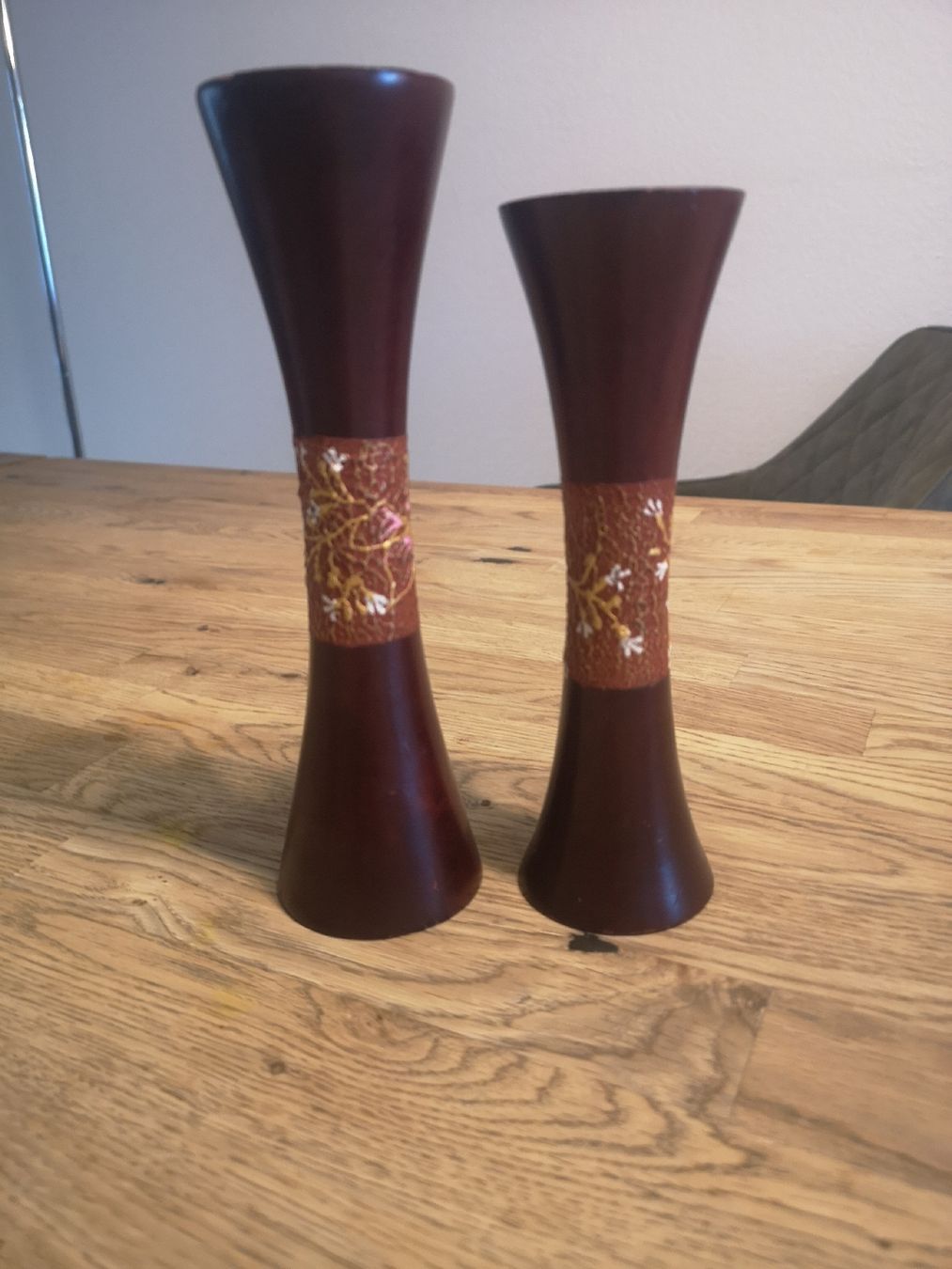 Kerzenständer: 2 Holz Kerzenhalter handgemacht. – Gebraucht aus Forch von Hakyboss 2