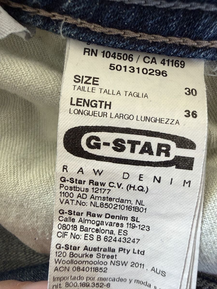 G-Star Jeans: G-Star Raw Jeans 30/36 – Usato da Mur (Vully) FR venduto da seaila 3