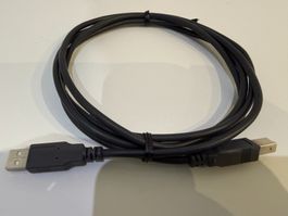 USB Druckerkabel 2.0 Kabel A Stecker auf B, 1.7m, NEU