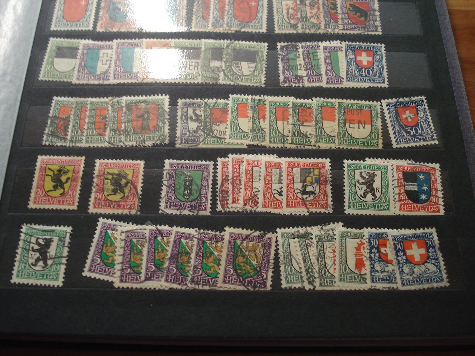 Alle Briefmarken: Lot alte Marken Pro Juventute o, mit Vorläufer – Gebraucht aus Niederwil AG von morostahu 2