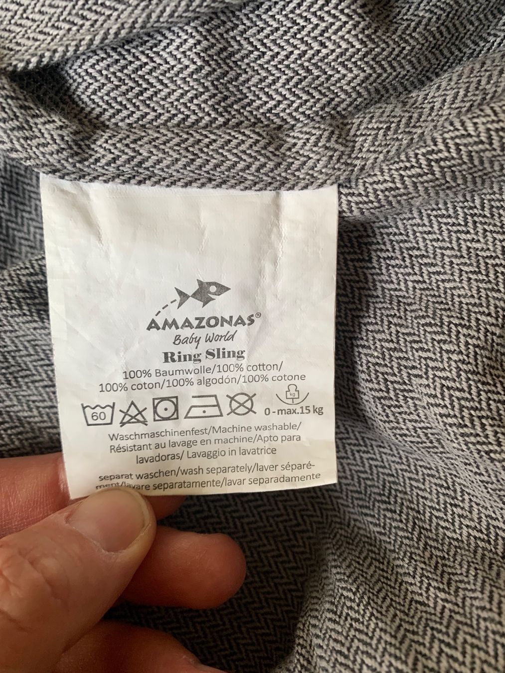 Amazonas Bauch- & Rückentragen: Amazonas Ring Sling Babytrage – Gebraucht aus Zürich von CLLT2426 1