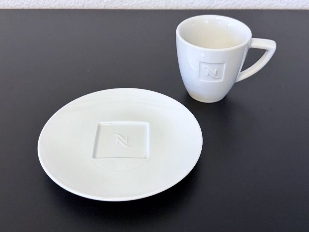 Nespresso Tazze: Nespresso Espressotasse weiss – Usato da Birr venduto da Jamonline 1