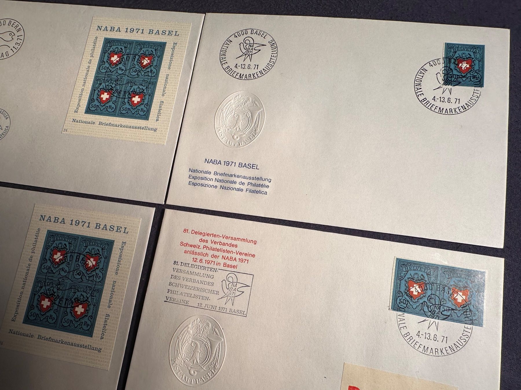 Tous les timbres: NABA 1971 Basel CH FDC – D'occasion à Stettfurt par 2442