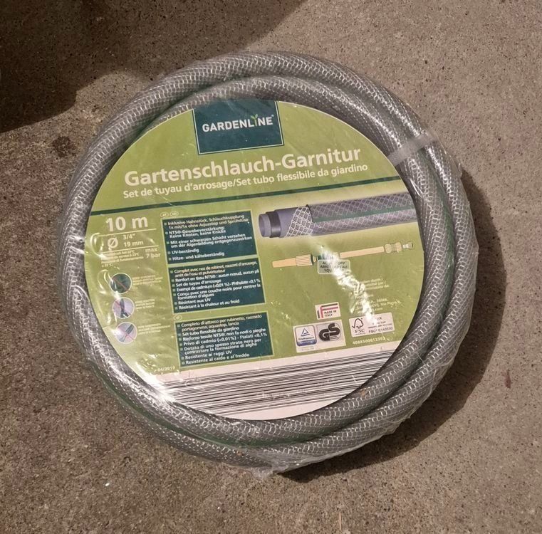 Tuyaux & tubes: Gartenschlauch-Garnitur, 10 meter – Neuf avec emballage d'origine à Liebefeld par DekoBrokland