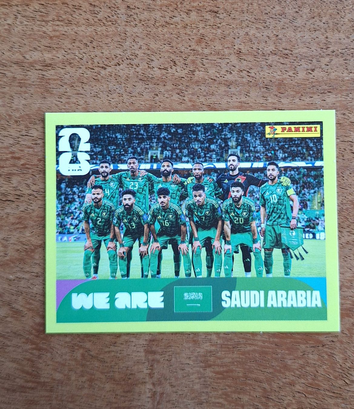 Panini Sammelbilder & Trading cards: Panini Saudi Arabia KSA 13 – Neu (gemäss Beschreibung) aus Romanens von Crocette