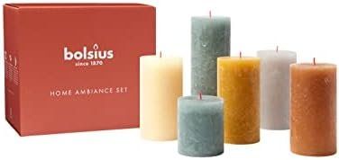Bougies: Bolsius Rustik Stumpenkerzen Geschenk Set 6 Stück – Neuf avec emballage d'origine à Hundwil par pak_b5sl 3