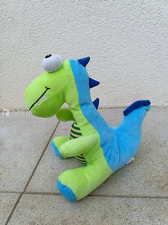 Giocattoli: Plüschtier Motiv Dino, Grösse ca. 26cm – Usato da Münchenstein venduto da Bouba3 2