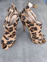 Prada Stiefeletten mit Leopardenmuster, Gr. 37, Top Zustand!